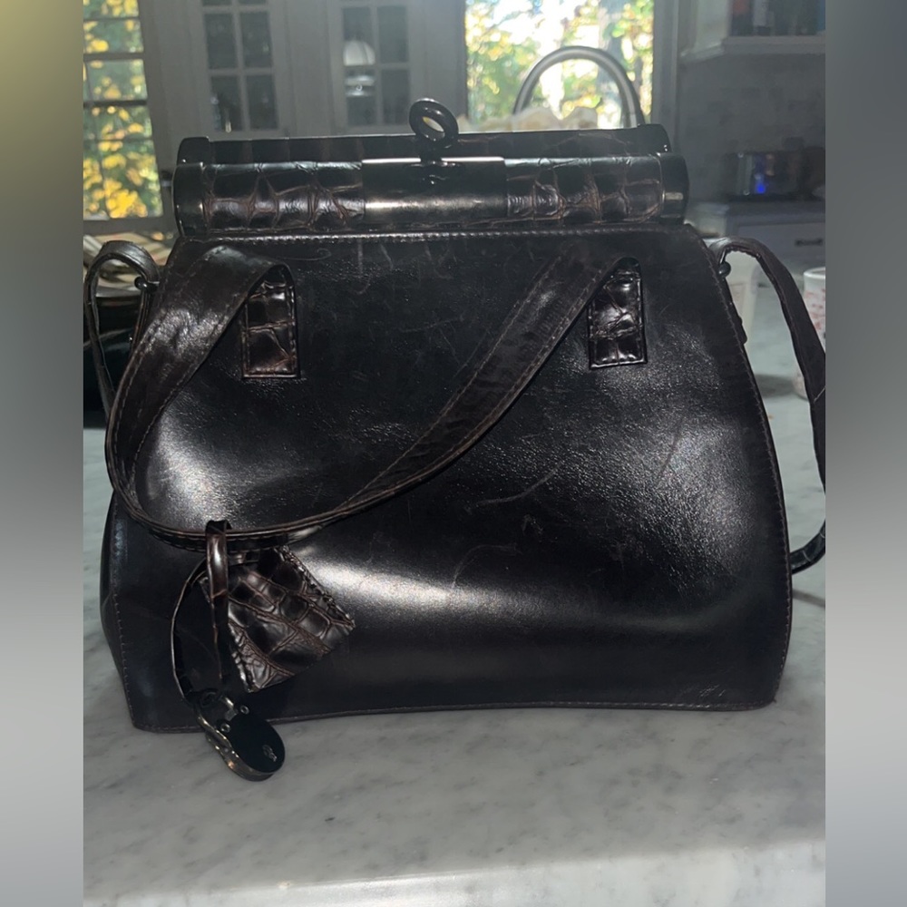 Stuart Weitzman  Vintage black  clutch/ purse